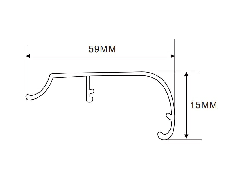 76×53mm LED Channel _FLP Series_ Model(YX)_ 8.5x6 C款拉布燈箱料