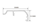 76×50mm LED Channel _FLP Series_ Model(YX)_ 8.6x6拉布型材(三用款)