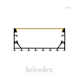 80x40 mm LED Channel _ SML Series _ Model(HL) _ 80x40