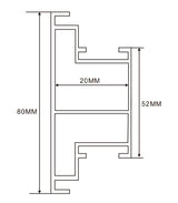 8cm LED Channel _WLP Series_ Model(YX)_ 8cm 平蓋地鐵導視燈箱（新款）