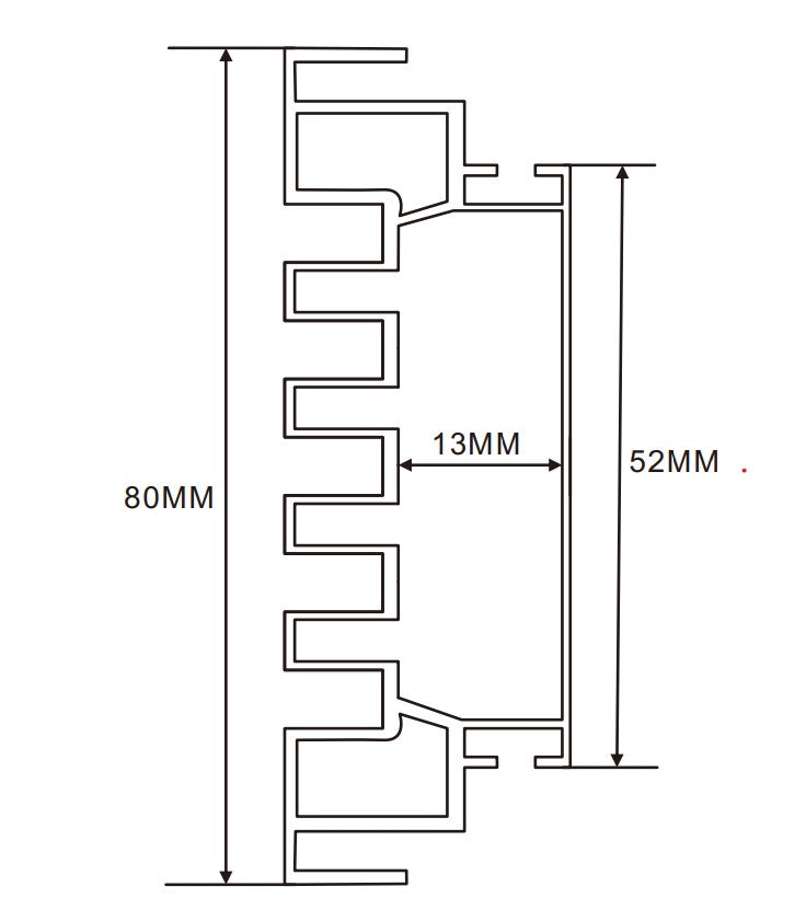 8cm LED Channel _WLP Series_ Model(YX)_ 8cm 地鐵導視燈箱（新款）