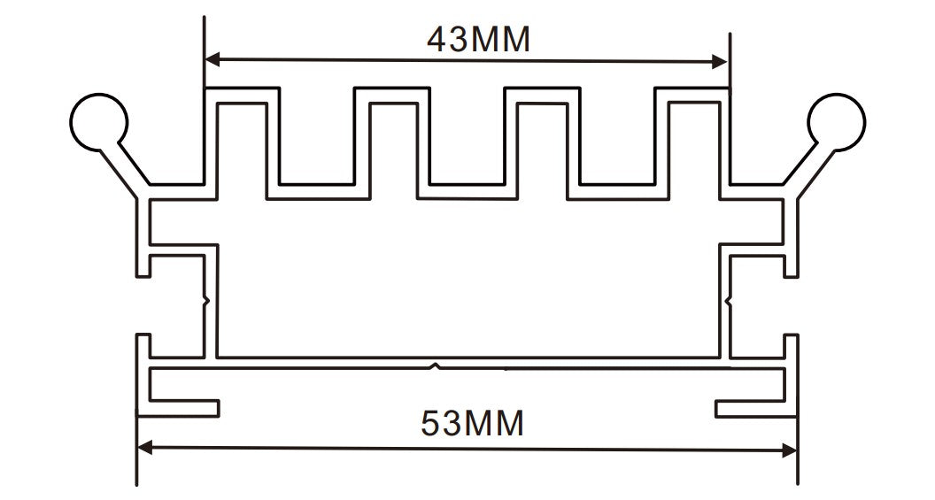 8cm LED Channel _WLP Series_ Model(YX)_ 8cm 地鐵導視燈箱