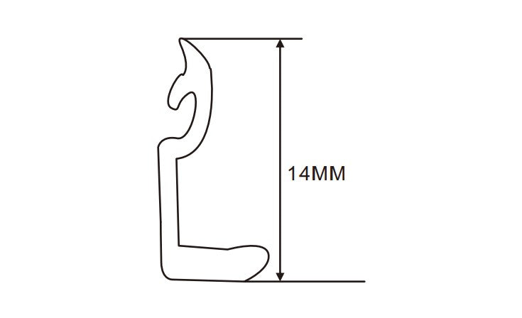 8cm LED Channel _WLP Series_ Model(YX)_ 8cm 平蓋地鐵導視燈箱（新款）