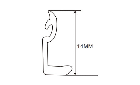 8cm LED Channel _WLP Series_ Model(YX)_ 8cm 平蓋地鐵導視燈箱（新款）