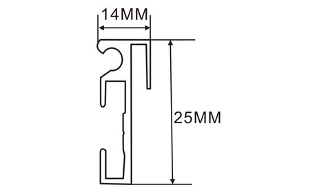 8cm LED Channel _WLP Series_ Model(YX)_ 8cm 地鐵導視燈箱