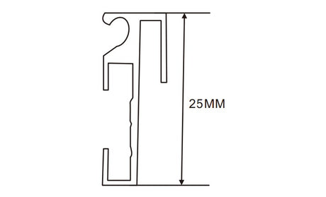 8cm LED Channel _WLP Series_ Model(YX)_ 8公分平⾯地鐵導視燈箱