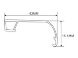62×75m LED Channel _FLP Series_ Model(YX)_ 9060平蓋拉布燈箱料