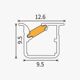 12.6 x 9.5 mm LED Channel _ SCL Series _ Model(JY) _ 光華系列防眩C