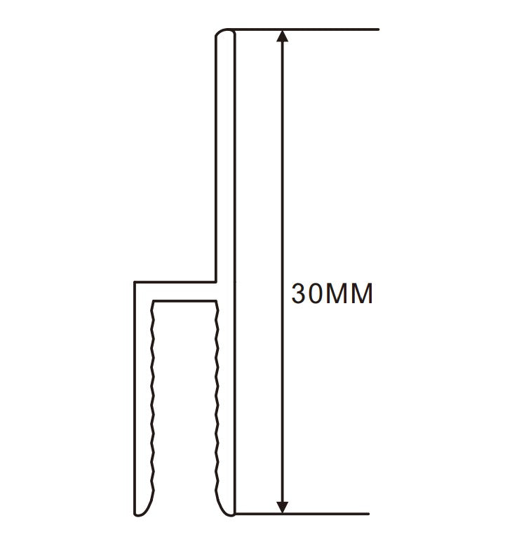 30mm  LED Channel _ SEG Series _ Model(YX) _ H碼卡布A款燈箱料