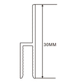 30mm  LED Channel _ SEG Series _ Model(YX) _ H碼卡布A款燈箱料