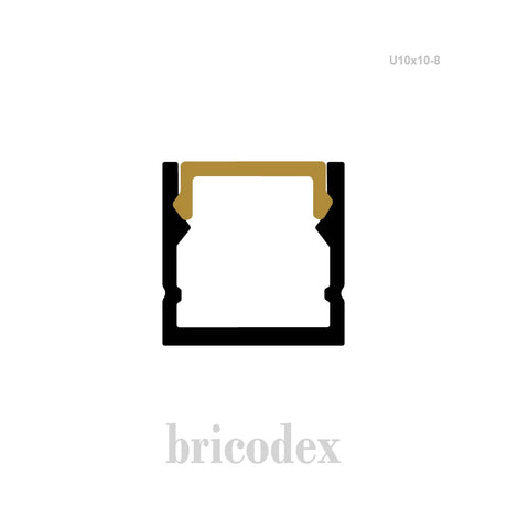 10x10 mm LED Channel _ SML Series _ Model(HL) _ U10x10-8