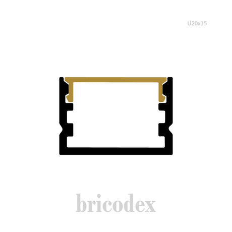 20x15 mm LED Channel _ SML Series _ Model(HL) _ U20x15