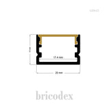 20x15 mm LED Channel _ SML Series _ Model(HL) _ U20x15