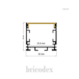 30x30 mm LED Channel _ SML Series _ Model(HL) _ U30x30